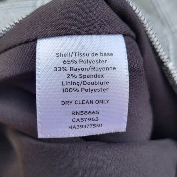 Halogen Belted Fitted Blazer Glen Plaid size 22 - Picture 7 of 7